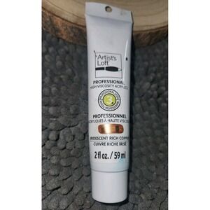 Professional Level 3 High-Viscosity Acrylic~ Artist's Loft 2oz-Iridescent Copper